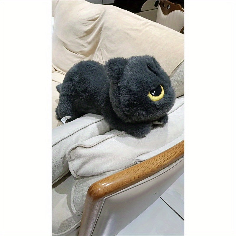 Soft Fluffy Kitten Plush Toy Cat Doll with Compact Kitty Stuffed Animal
