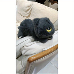 Soft Fluffy Kitten Plush Toy Cat Doll with Compact Kitty Stuffed Animal