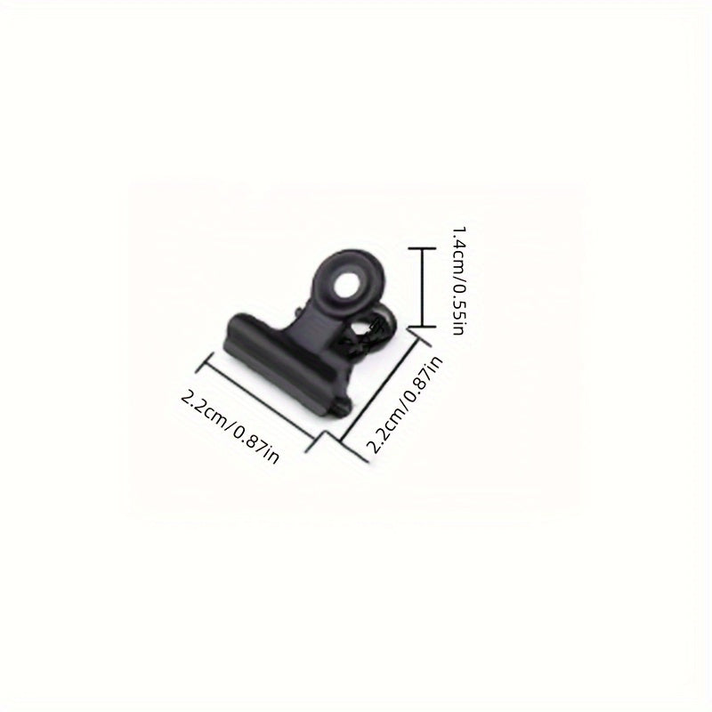 5pcs Metal Clip Stationery Office Supplies Small Book Clip