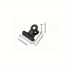 5pcs Metal Clip Stationery Office Supplies Small Book Clip