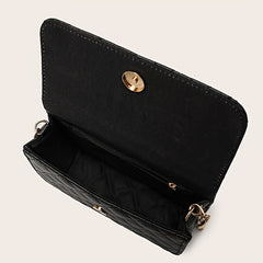 Chain Crossbody Bag Quilted Square Flap Purse Tassel Shoulder Bag