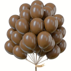 50pcs Coffee Brown Balloons 30-48 cm Dark Boho Brown Balloons