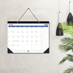 Large Wall Calendar 18 Months 17x22 Inches with Hanging Rope