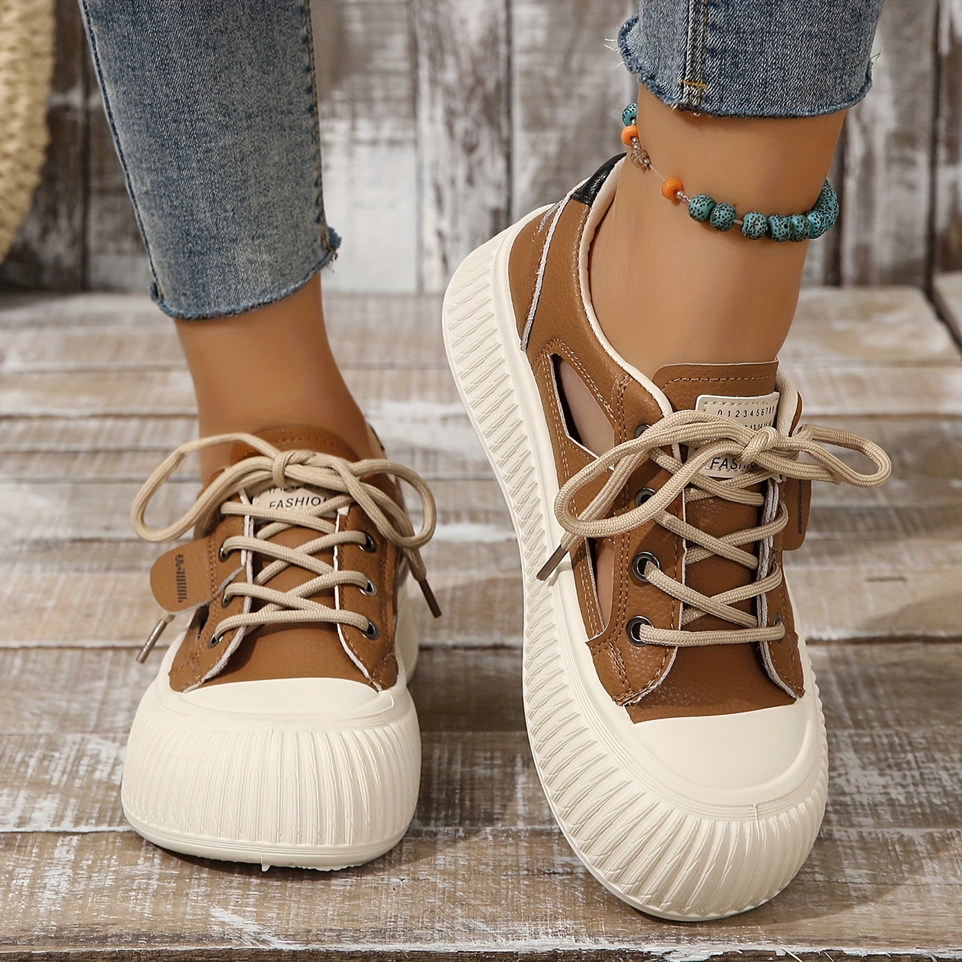 Women's Hollow Out Board Shoes Breathable Summer Sandals