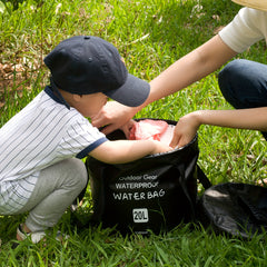 20L Foldable Bucket With Lid Portable Folding Bucket Washbasin