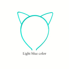 Cat Ear Hairbands Party Decorations Bunny Bow Headwear for Girls