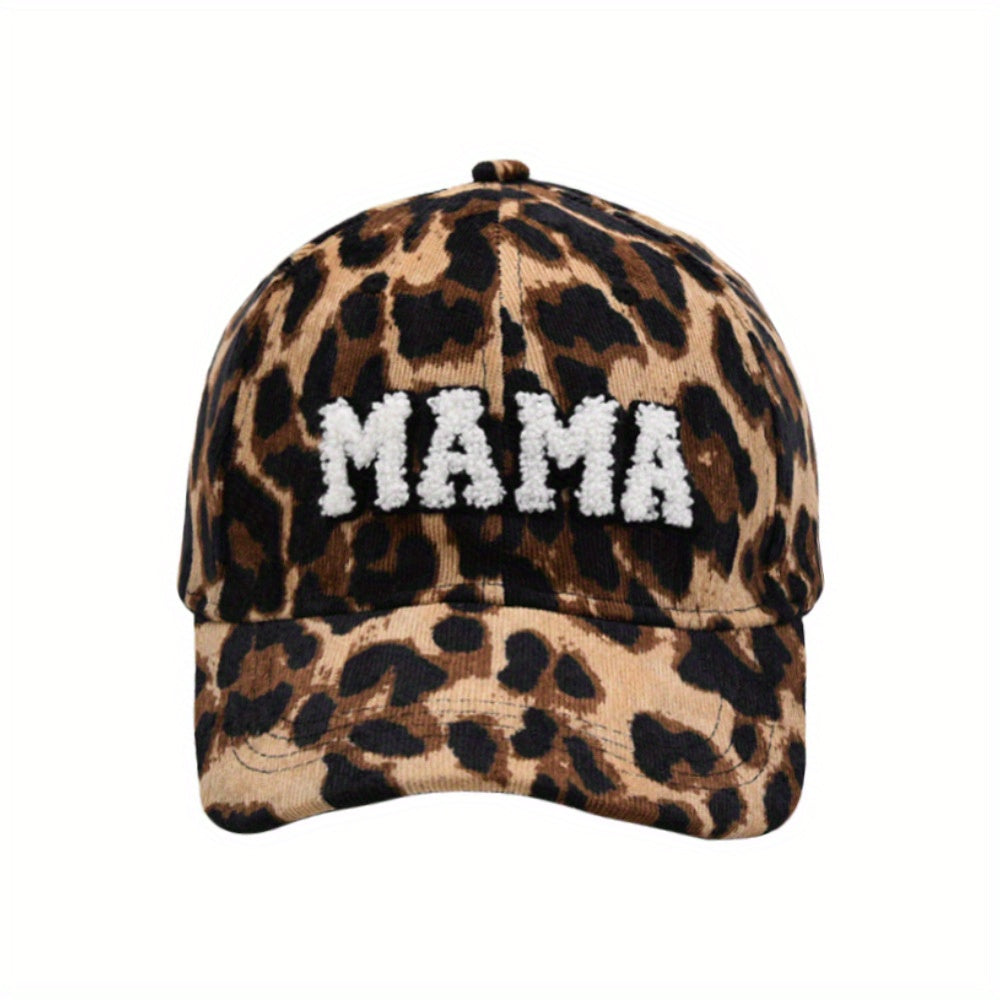 Parent Child Corduroy Baseball Cap Mama Mini Hat Embroidery