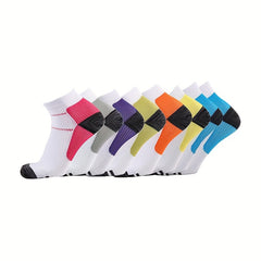Men's Mid Crew Sport Socks Compression Sweat Absorbing Nylon Breathable Socks