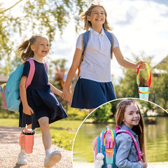 Silicone Water Cup Strap - Fits 8oz-40oz Bottles - Outdoor & Indoor Use