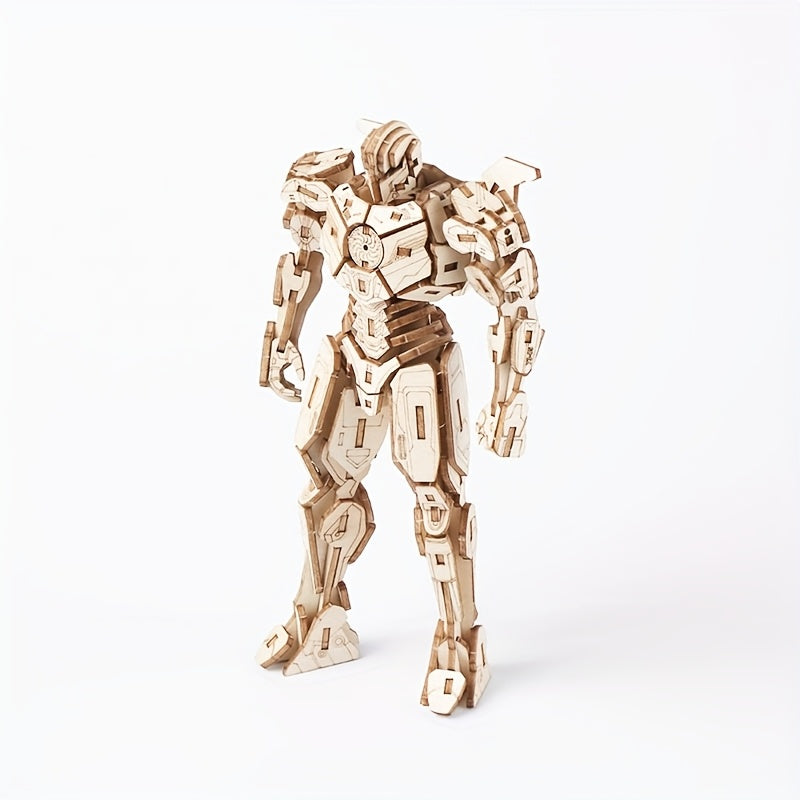 Wooden Steel Soldier DIY Assembly Puzzle Board Toy Gift