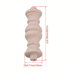 20pcs Decorative Wood Spindles For House Furniture