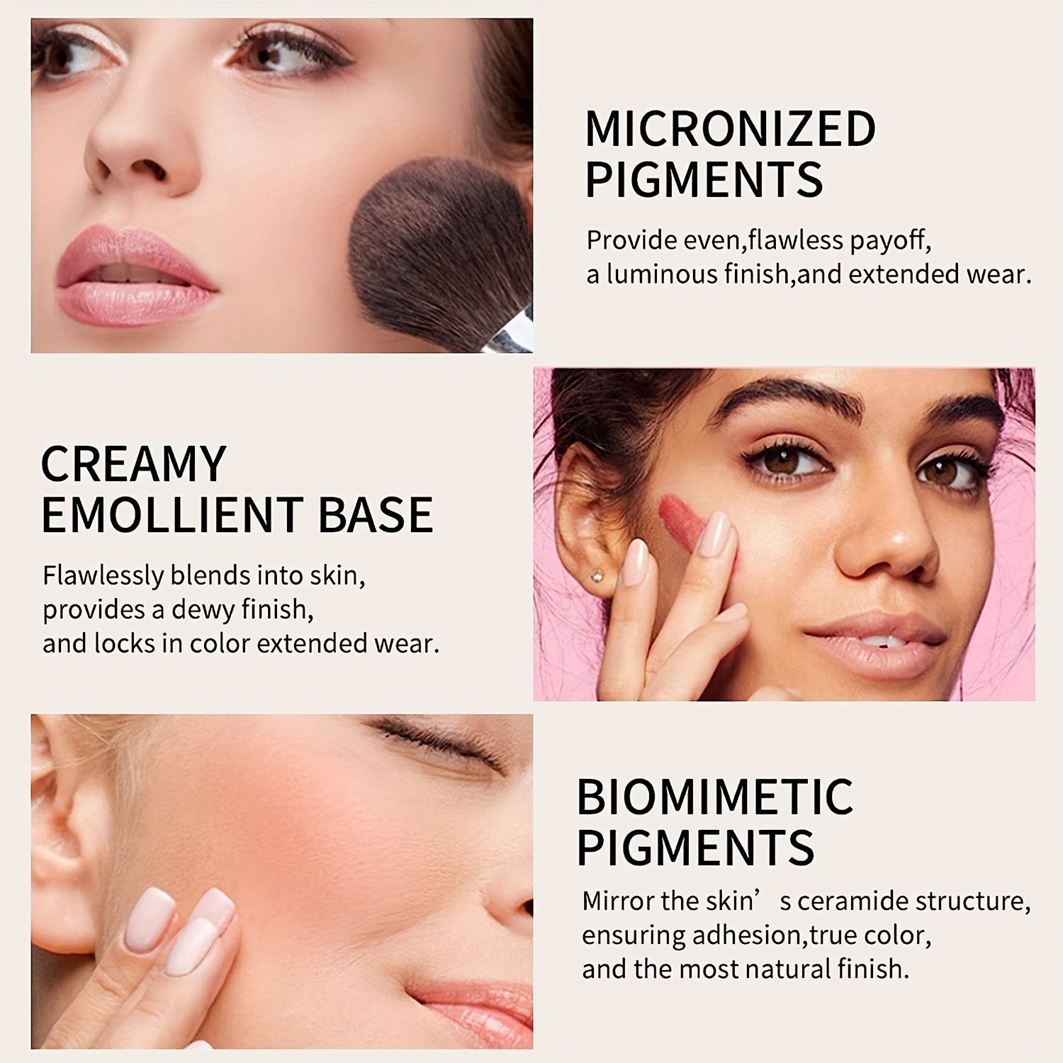 8 Blush Contouring Powder Palette - Waterproof Matte Shimmer Powder