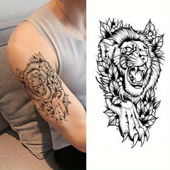 Arm Tattoo Sticker Waterproof Symbol Totem Animal Skull