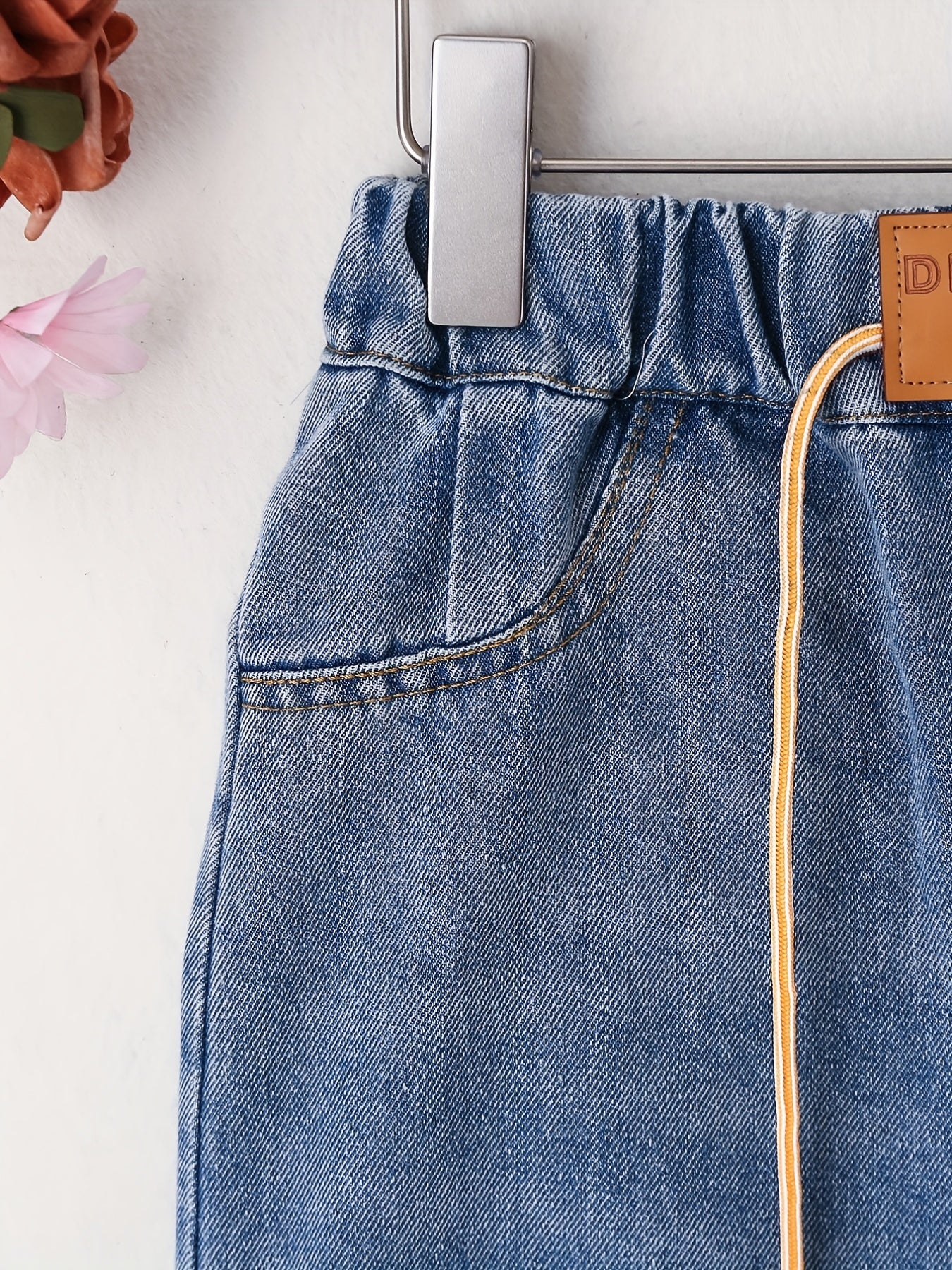 Toddler Girl's Denim Skirt With Pockets