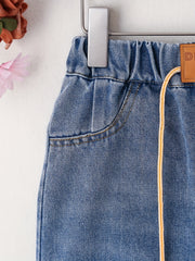 Toddler Girl's Denim Skirt With Pockets