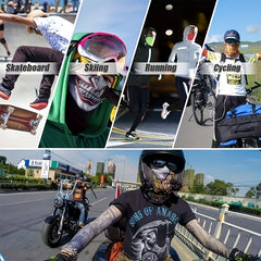 5pcs Random Pattern Suncreen Balaclava for Outdoor Cycling Climbing