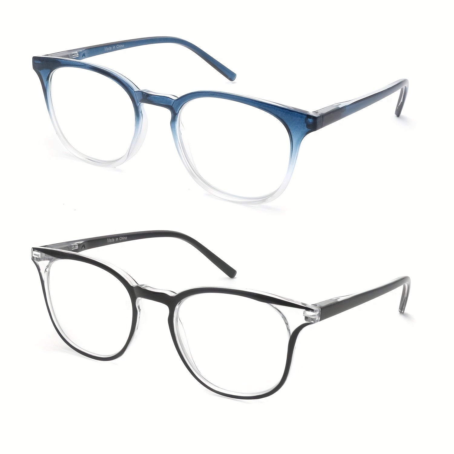 Retro Round Reading Glasses Anti Light Casual Eyeglasses