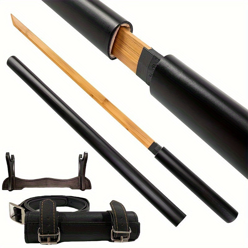 Anime Sword Set With Belt And Stand Wooden Sword Cosplay