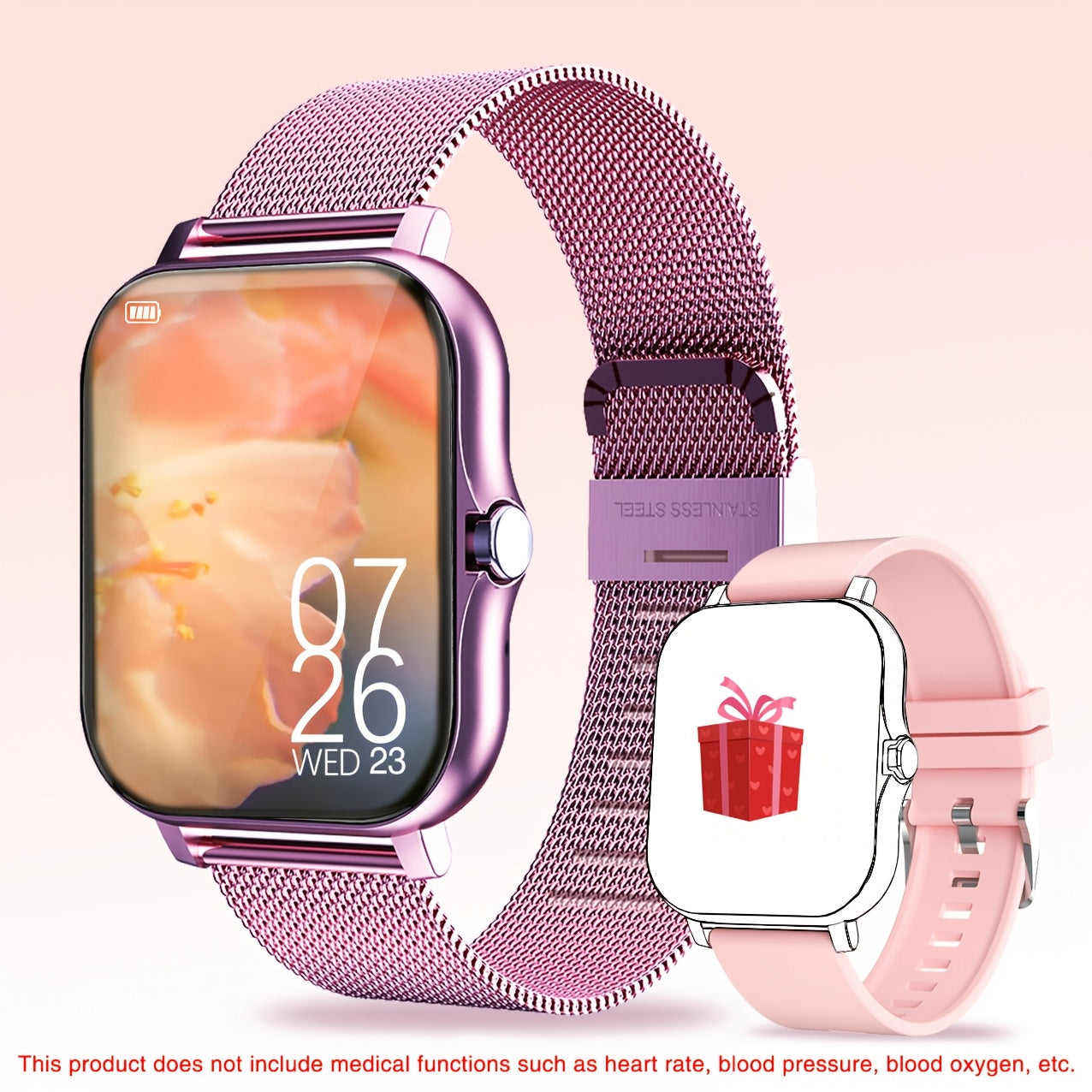 Smart Watch with Wireless Calling Long Sitting Reminder