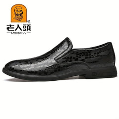 LAORENTOU Men's Slip On Smart Casual Shoes for Wedding Business