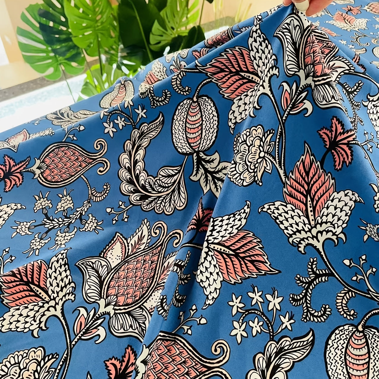 1 Yard 145cm Flower Pattern Fabric DIY Clothing Dress Quilt Set