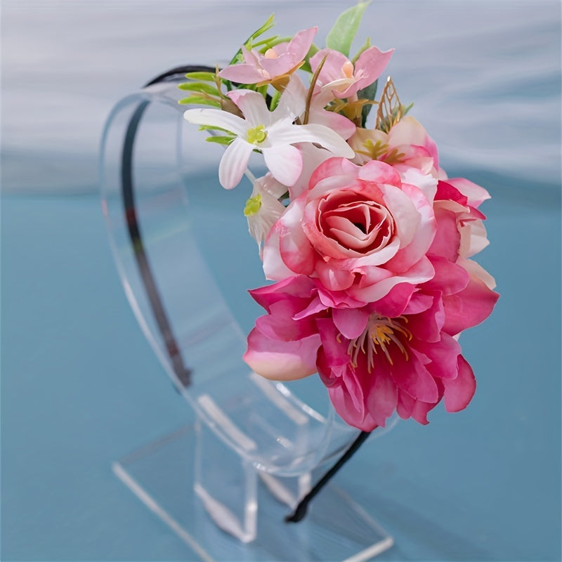 Girl's Flower Hair Clip Hairpin Wash Face Headband Hairpin