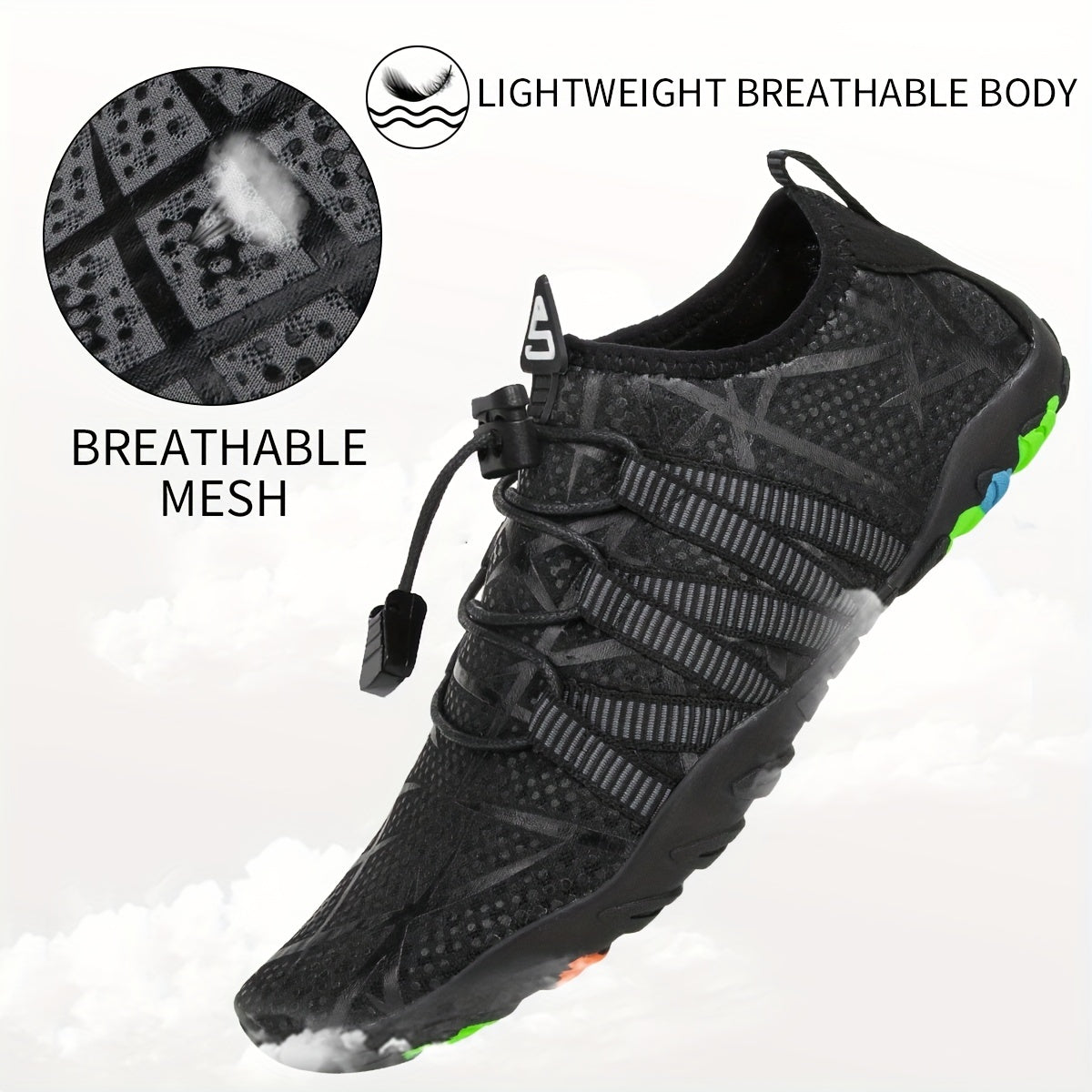 Unisex Outdoor Wading Shoes with Draw String