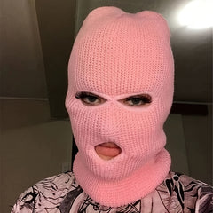 3-Hole Warm Headgear Skiing & Riding Face Cover