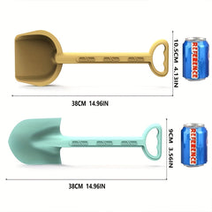 2pcs Random Large Shovel & Snow Shovel for Kids' Beach & Snow Play