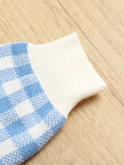 Baby Boys Cotton Plaid Sweater Top Kids Pullover