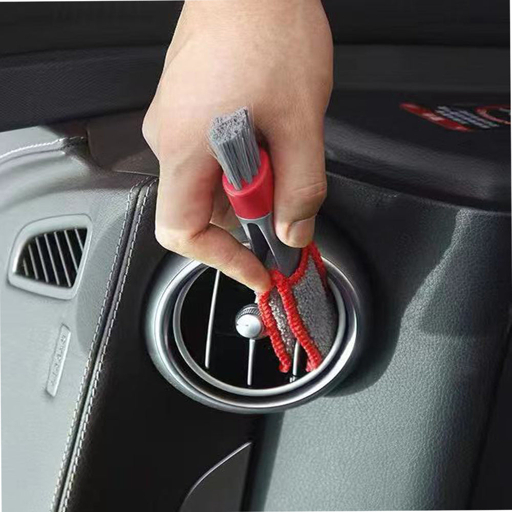 Car Detailing Brush Air Vent Cleaning Dust Remover Duster Car Interior Tool