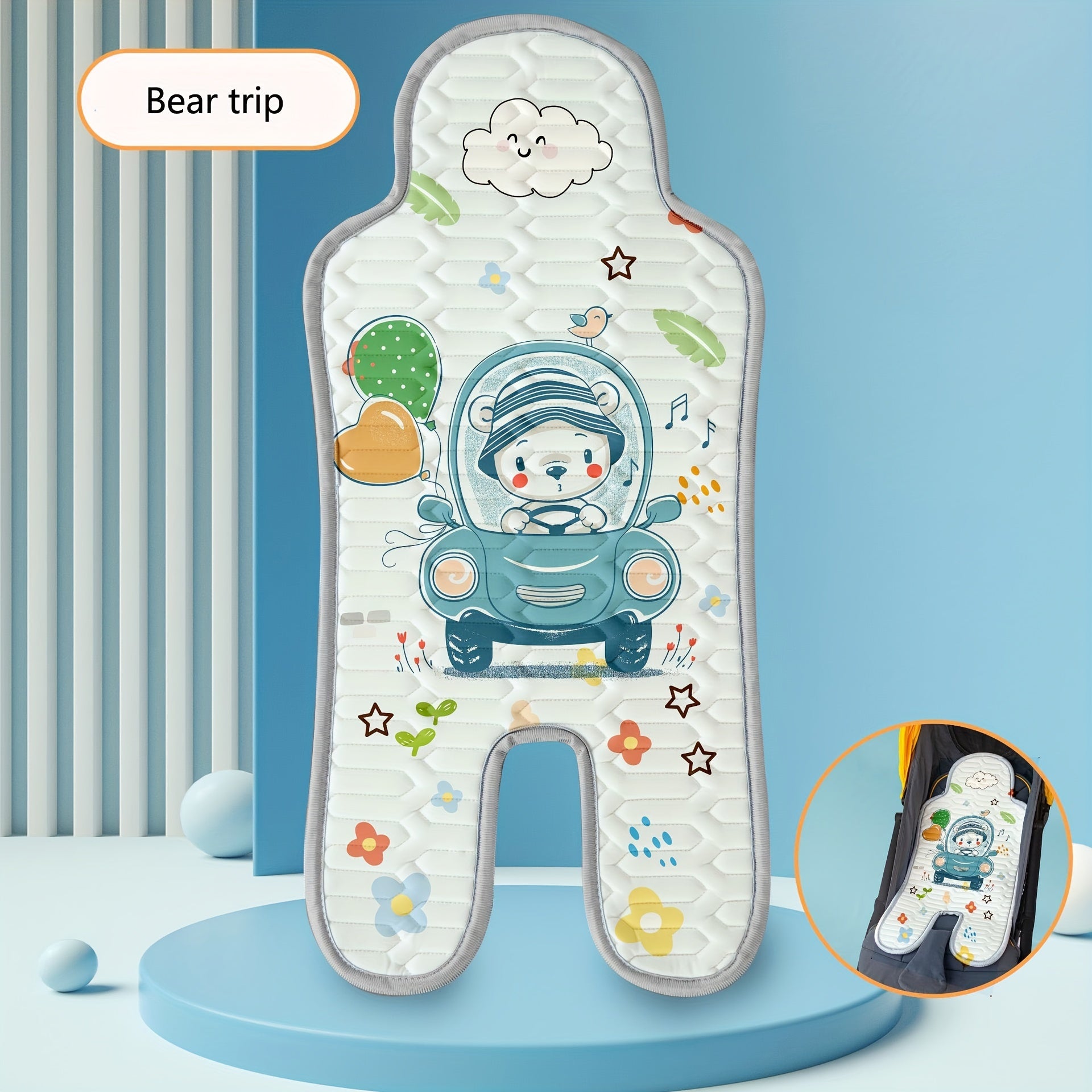 Baby Stroller Cooling Pad Car Seat Pram Liner Infant Cushion for Summer