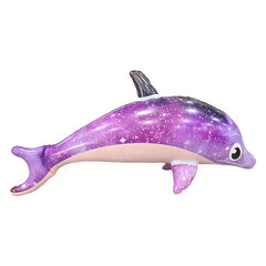 Inflatable Dolphins Water Party Toys - Purple/Gray - Pool & Beach Splash Toys