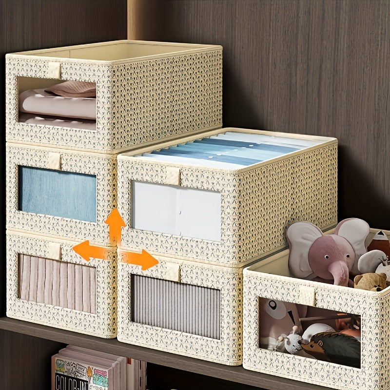 Foldable Clear View Storage Box for Shirts Sweaters