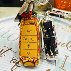 Bear Aluminum Keychain Keyring Waterproof Pill Storage Box