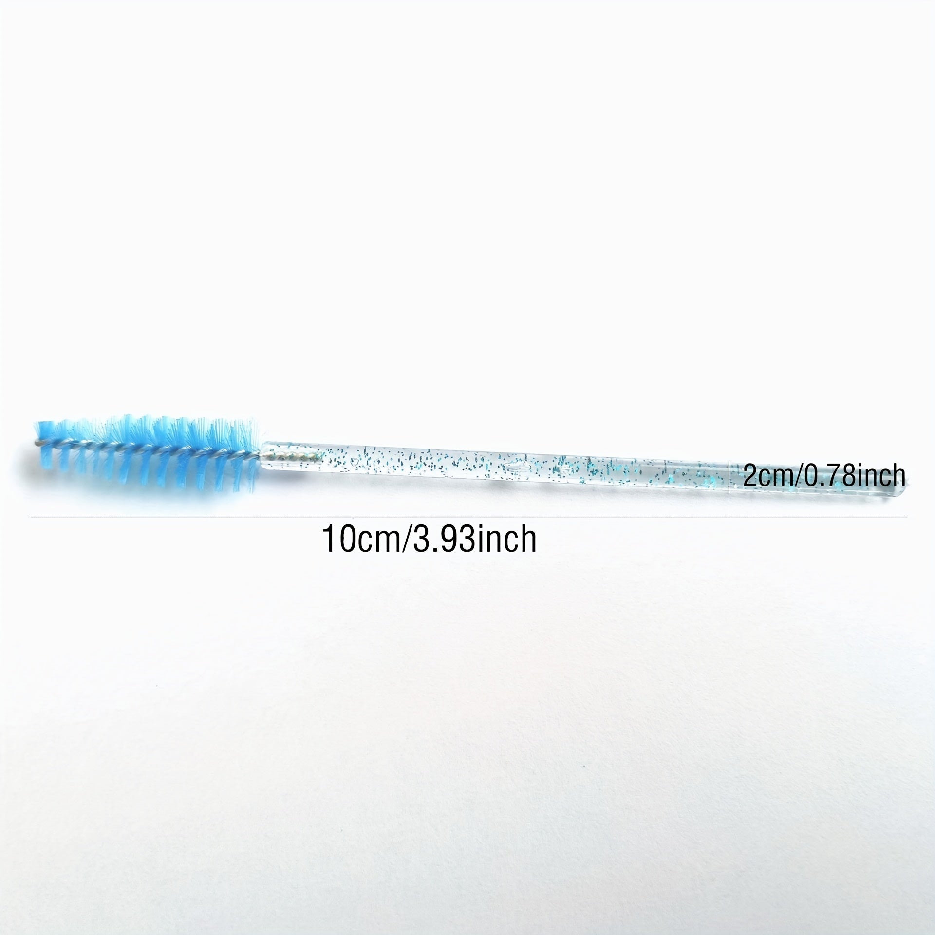 50pcs Crystal Eyelash Mascara Brushes for Daily Makeup and Eyebrow Grooming