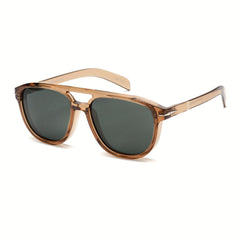 OUWEN Classic Polarized Square Aviator Sunglasses