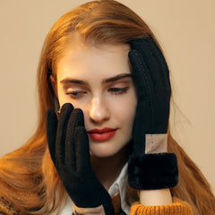 Women Winter Outdoor Thermal Anti Cold Gloves Warm And Stylist