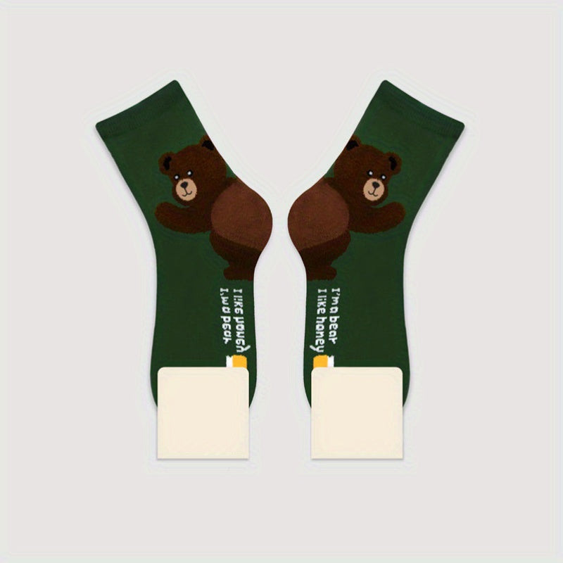 Cute Animal Print Socks for Women