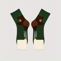 Cute Animal Print Socks for Women