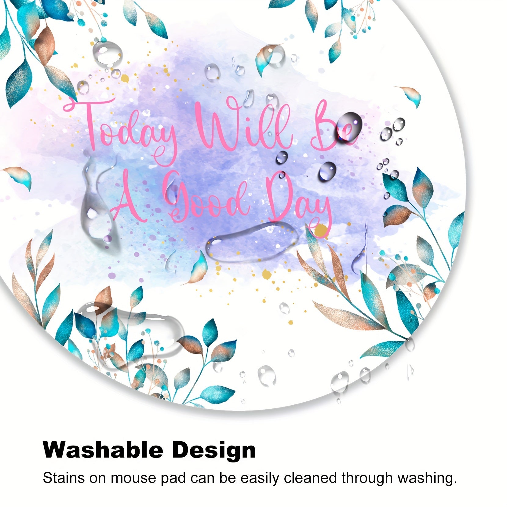 High Rubber Mouse Pad 220mm For Office Home Working PC Laptop