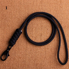 Nylon Lanyard Keychain Rotatable Buckle ID Card Rope Holder Key Chain