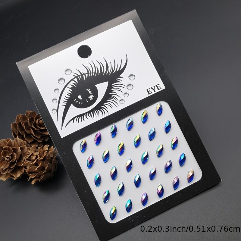 Colorful Rhinestone Sticker Charms for Face & Body Makeup