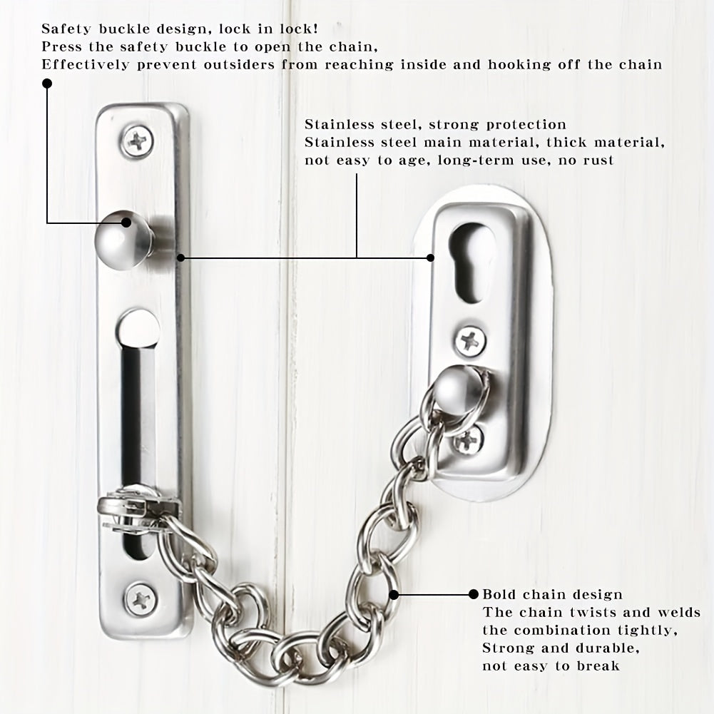 304 Stainless Steel Anti-theft Chain Safety Lock Bolt Insert Pin