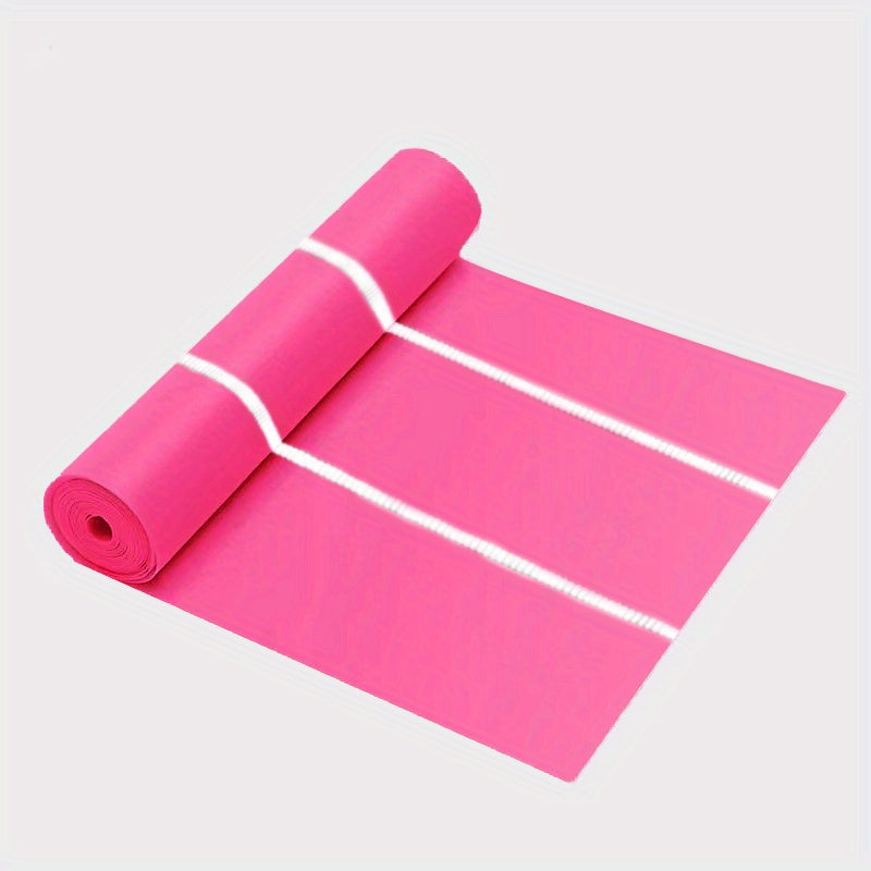 Solid Striped Yoga Elastic Resistance Straps Pilates Fitness Bands