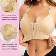 Post Surgery Front Buckle Bra Full Coverage Comfy & Breathable