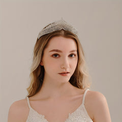 Vintage Rhinestone Bridal Tiara Head Crown