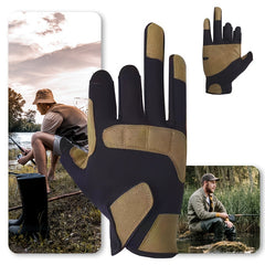 Windproof Waterproof Gloves Fishing Anti slip Breathable
