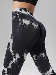 Seamless Tummy Control Workout Leggings High Stretch Yoga Gym Pants