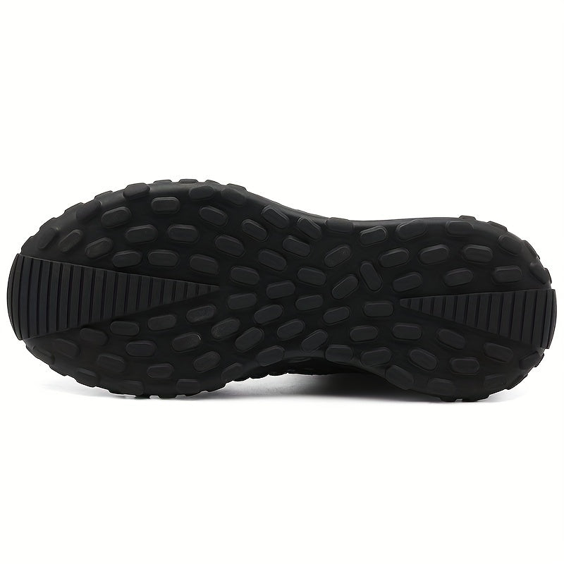 Men's PU Leather Lace-up Sneakers Comfortable Casual Walking Shoes